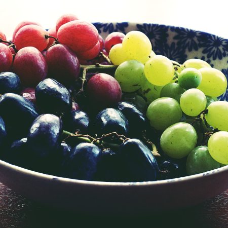 Grapes in a bowl
